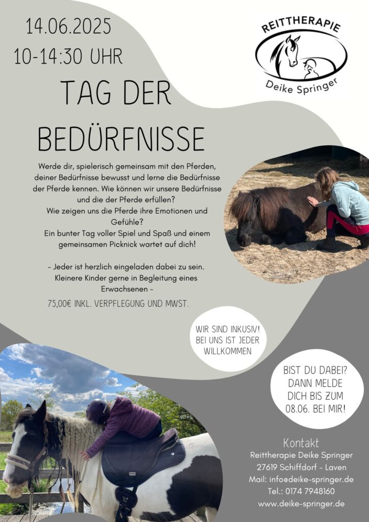 Flyer Deike Springer - Tag der Bedürfnisse